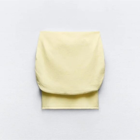 ZARA OFF-THE-SHOULDER BASIC KNIT TOP - Picture 4 of 6